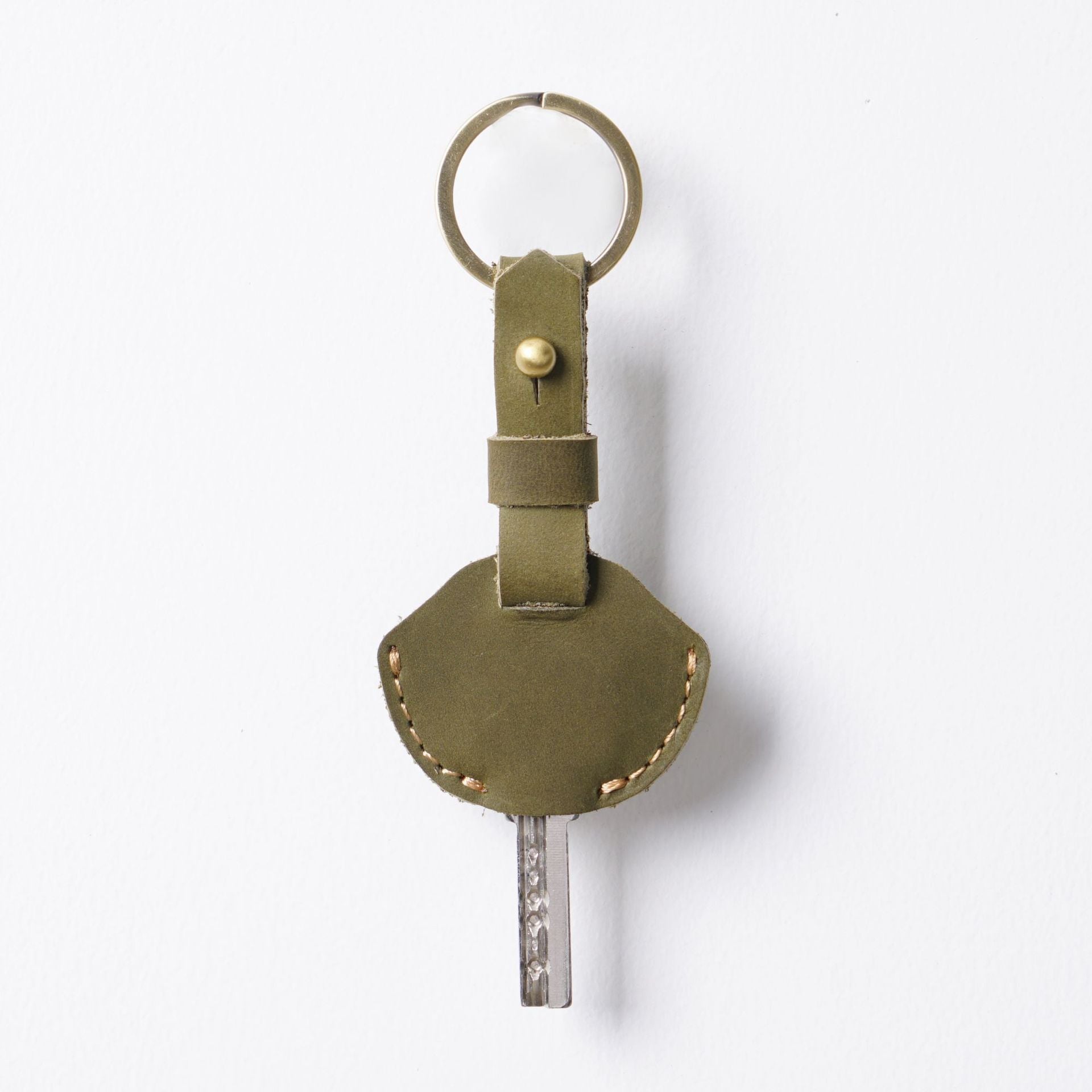 Wholesale Handmade Vintage Cowhide Leather Keychain
